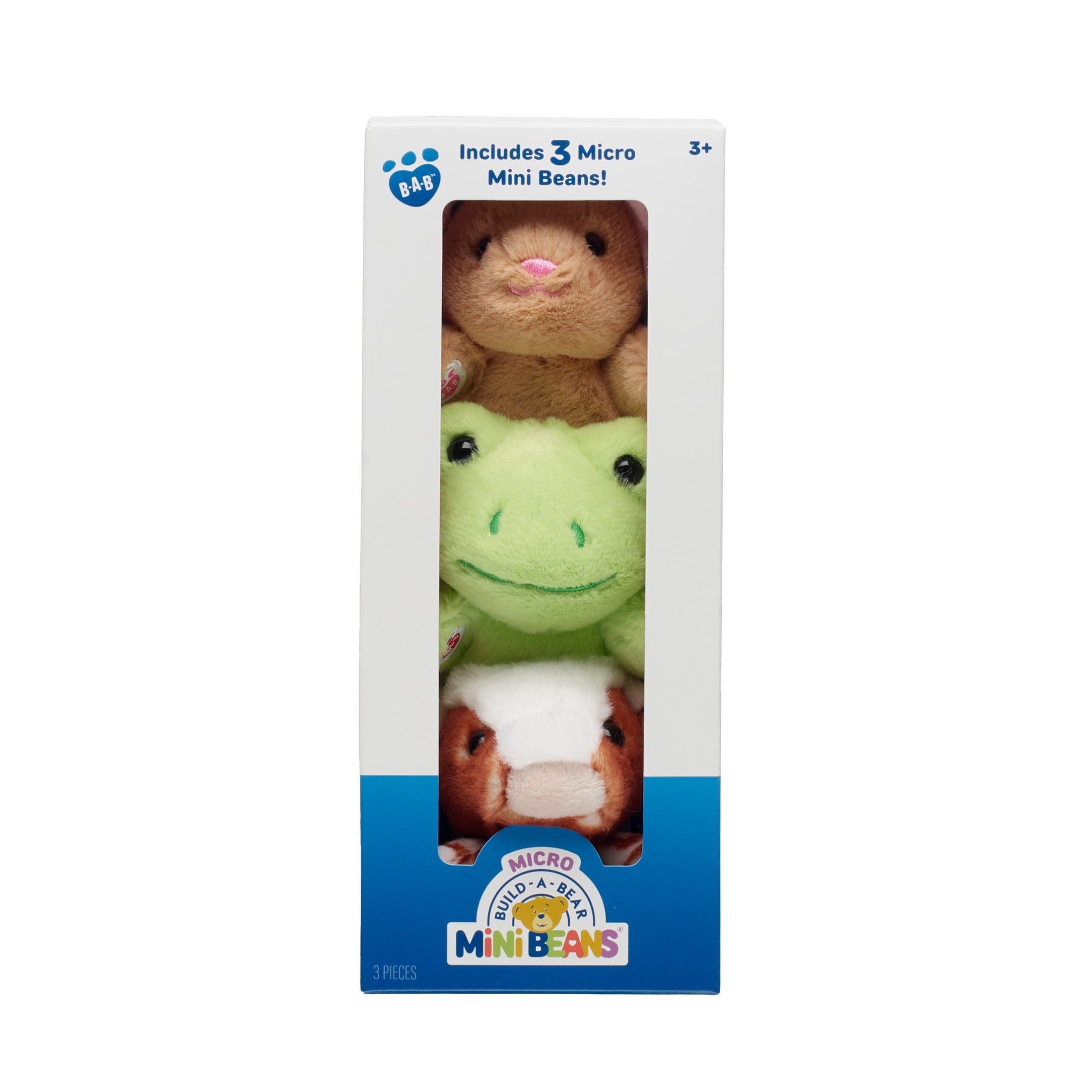 Build-A-Bear Mini Beans Blue Pterodactyl Plush