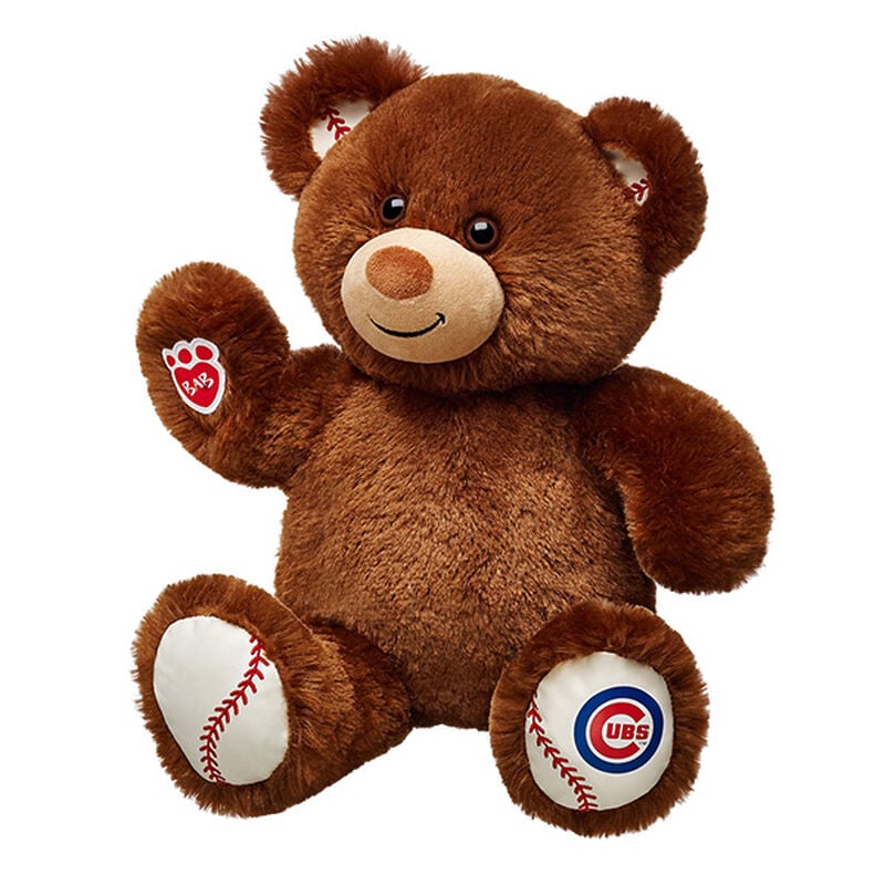 Chicago Cubs Baseball Teddy Bear Gift Set